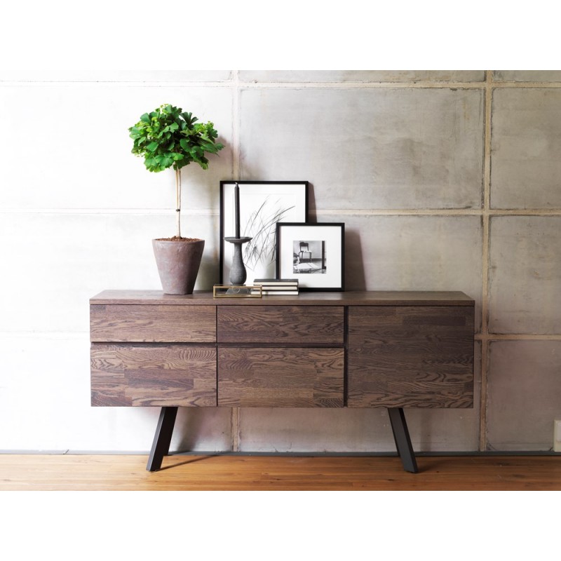 RO FRED SIDEBOARD DARK BROWN/BLACK